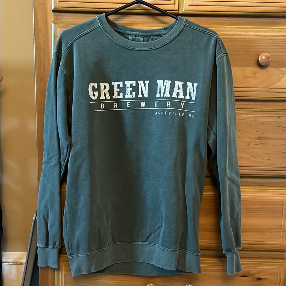 Green Man Brewery Comfort Colors Crewneck Sweater